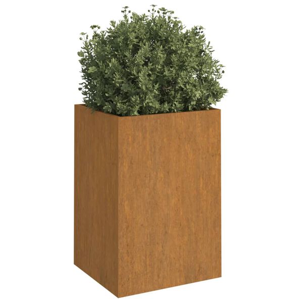 vidaXL Jardinière 52x48x75 cm acier corten