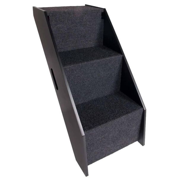 FLAMINGO Rampe et escalier pour animaux Noir 62 x 36 x 51 cm 515222