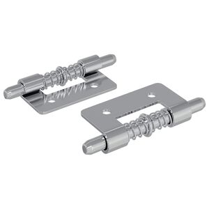 vidaXL Serrure 2 pi&egrave;ces Argent&eacute; 46 x 17 x 1,2 mm Acier