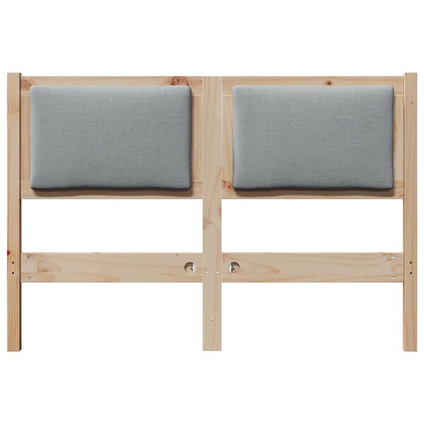 vidaXL Tête de lit Autre Marron 120 cm Bois massif en pin