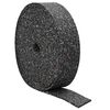 vidaXL Rouleau de granulat en caoutchouc Noir 2000 x 10 x 0,6 cm
