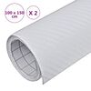 vidaXL Films 3D de voiture 2 pcs Blanc 100x150 cm