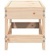 vidaXL Repose-pied de jardin 62x30x32 cm bois de pin massif