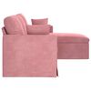 vidaXL Canap&eacute; Rose Dimensions globales: 198 x 134 x 80 cm (l x P x H)
