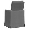 vidaXL Chaises de salle à manger 2 pcs Gris foncé 57 x 67 x 98 cm
