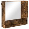 vidaXL Armoire Miroir Ch&ecirc;ne fum&eacute; 59 x 17 x 55 cm Bois d'ing&eacute;nierie
