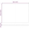 vidaXL Auvent R&eacute;tractable Multicolore 500 &times; 300 cm Polyester et m&eacute;tal