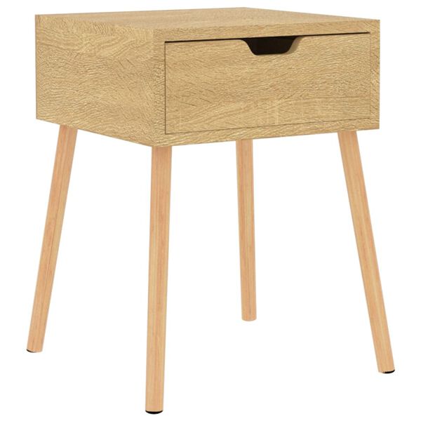 vidaXL Table de chevet Ch&ecirc;ne sonoma 40x40x56 cm Bois d'ing&eacute;nierie