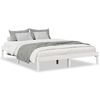 vidaXL Cadre de lit extra long sans matelas 140x220 cm bois massif pin