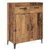 vidaXL Haut Armoire Bois Ancien 69,5 x 34 x 180 cm Bois d'ing&eacute;nierie