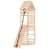 vidaXL Maisonnette de jeu avec mur d'escalade bois massif de pin