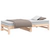 vidaXL Lit coulissant sans matelas 2x(90x190) cm Bois de pin massif