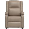 vidaXL Fauteuil de massage Cappuccino Similicuir