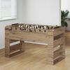 vidaXL Table de Football Ch&ecirc;ne artisanal 146,5 x 74 x 85 cm