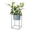 H&S Collection Plante artificielle en pot avec support en m&eacute;tal 44 cm