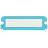 vidaXL Barrière de sécurité de lit d'enfant Bleu 120x42 cm Polyester