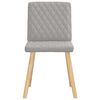 vidaXL Chaises à manger lot de 6 gris nuage tissu