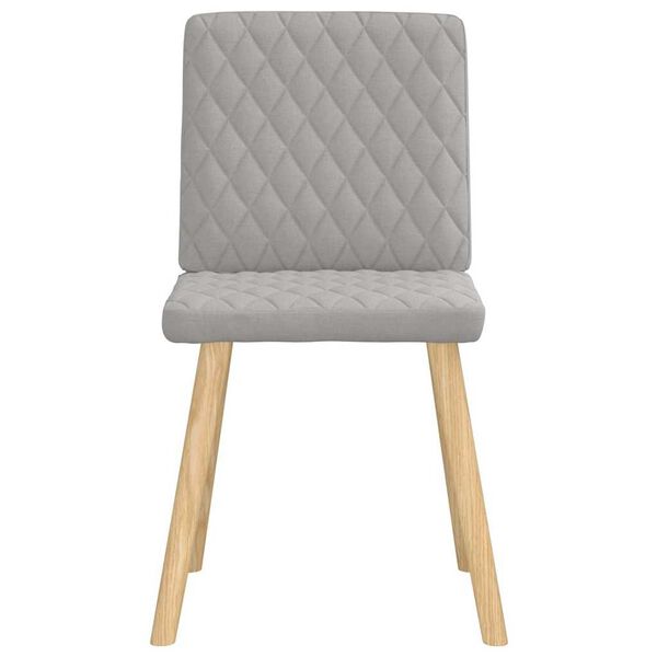 vidaXL Chaises à manger lot de 6 gris nuage tissu