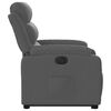 vidaXL Fauteuil inclinable &eacute;lectrique gris fonc&eacute; tissu