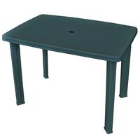 vidaXL Table de jardin Vert 101 x 68 x 72 cm Plastique