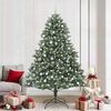 vidaXL Sapin de No&euml;l artificiel Vert 240 cm PVC, plastique et acier