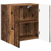 vidaXL Meuble TV mural Bois Ancien 59,5 x 31 x 60 cm Bois d'ing&eacute;nierie