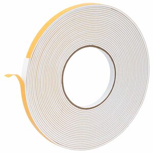 vidaXL Ruban adh&eacute;sif en mousse 10 pc Blanc 10mm x 10m Mousse CR