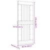 vidaXL Porte NARVIK Naturel 85 x 210 cm Bois de pin massif