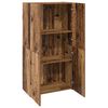 vidaXL Cabinet de Bureau Ch&ecirc;ne noir 60 x 32 x 115 cm Bois d'ing&eacute;nierie