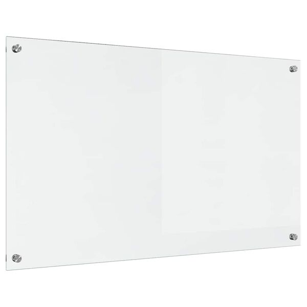 vidaXL Protection de cuisine Transparent 100 x 60 cm verre trempé
