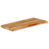 vidaXL Dessus de table à bord vivant 70x20x3,8 cm bois massif manguier