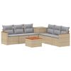 vidaXL Ensemble de Canap&eacute;s 8 pc Beige et Gris clair
