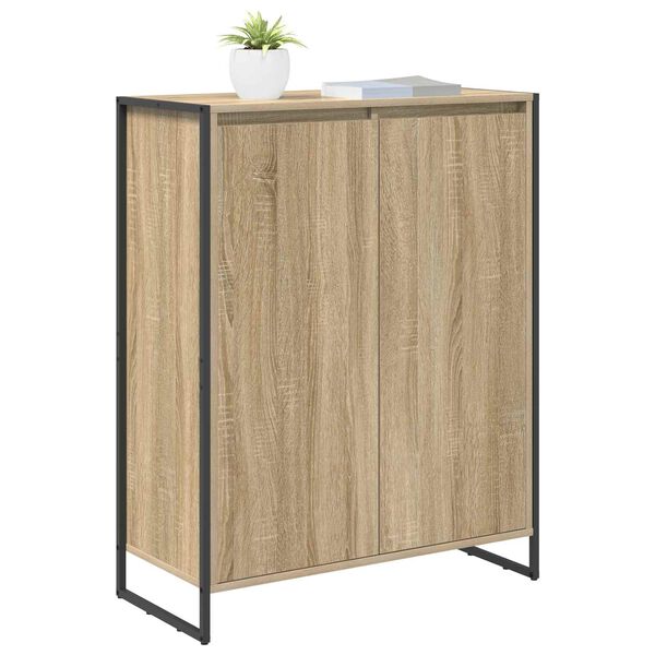 vidaXL Cabinet &agrave; chaussures Sonoma 79 x 36 x 100 cm Bois d'ing&eacute;nierie