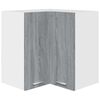 vidaXL Armoire d'angle suspendue Lyon gris Sonoma 57x57x60 cm