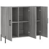vidaXL Buffet sonoma gris 90x34x80 cm bois d'ing&eacute;nierie