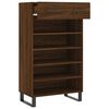 vidaXL Armoire &agrave; chaussures ch&ecirc;ne marron 60x35x105cm bois d'ing&eacute;nierie