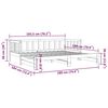 vidaXL Lit de jour et lit gigogne sans matelas 90x190 cm bois massif