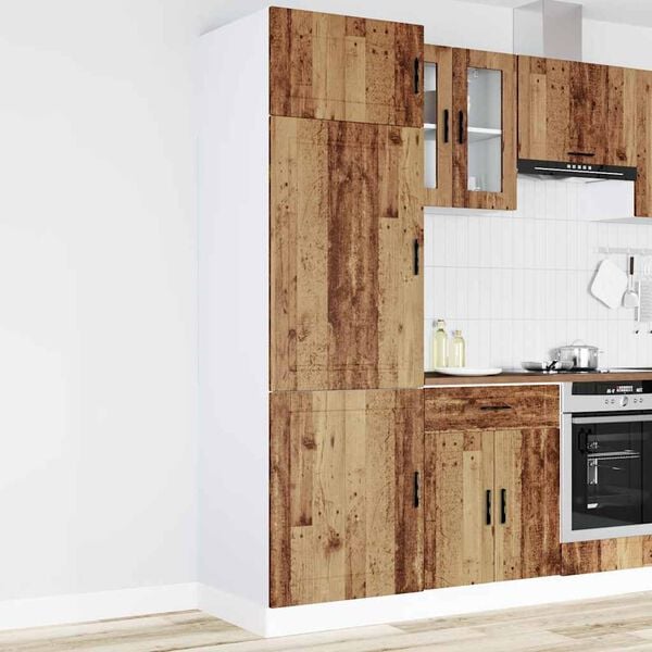 vidaXL Armoire de cuisine Porto vieux bois bois d'ing&eacute;nierie