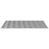 vidaXL Nez de marche 2 pc 70 x 50 cm Argent&eacute; Aluminium Rectangulaire