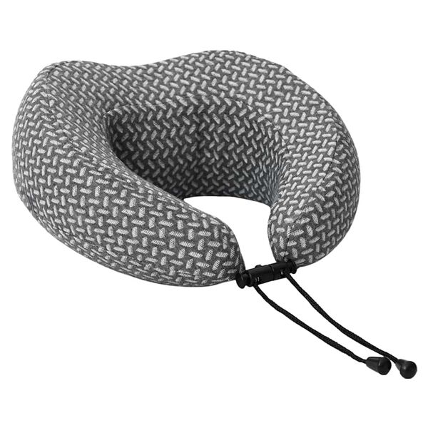 vidaXL Oreiller avec oreiller R&eacute;glable Gris 30 x 28 x 14 cm Polyester