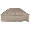 vidaXL Coussin Taupe 120 x 40 x 8 cm Tissu Oxford