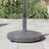 vidaXL Pied de parasol Aspect Bois Gris Foncé 48 x 48 x 32 cm