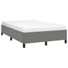 vidaXL Cadre de lit sans matelas gris fonc&eacute; 120x190 cm tissu