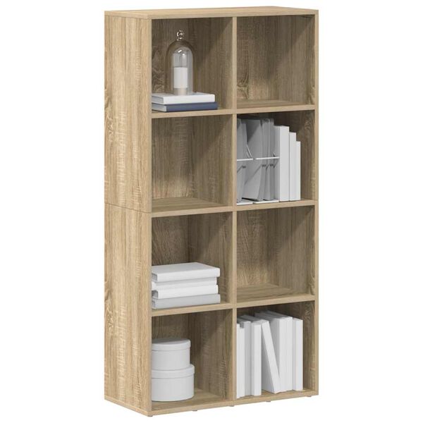 vidaXL Bibliothèque/Buffet Chêne sonoma 66x30x130 cm Bois d’ingénierie