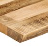 vidaXL Dessus de table bord vivant 80x40x2,5 cm bois de manguier brut