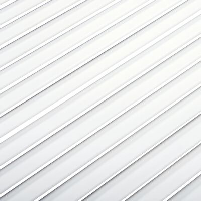 vidaXL Portes d'armoire à persiennes 4pcs blanc 99,3x39,4cm pin massif