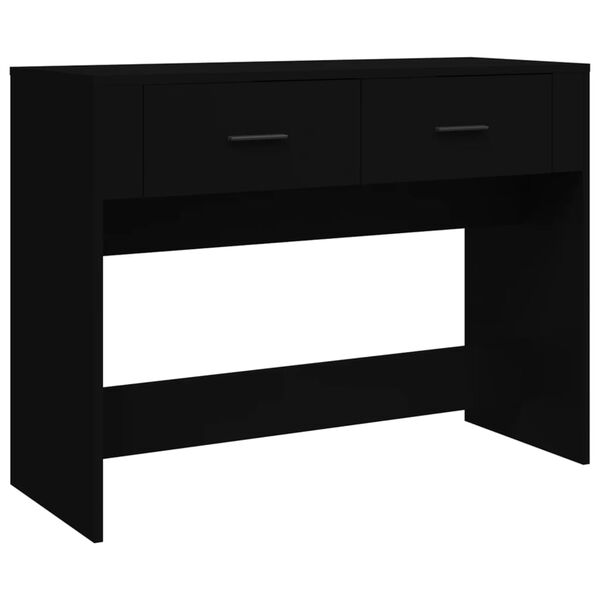 vidaXL Table console Noir 100x39x75 cm Bois d'ing&eacute;nierie