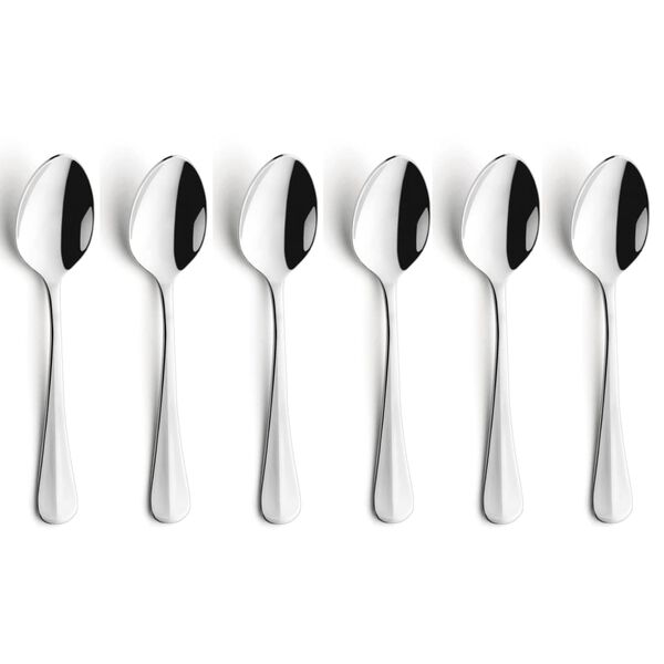 Amefa Ensemble de cuill&egrave;res &agrave; moka 6 pcs Baguette