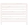 vidaXL Cache-radiateur Blanc 108,5x19x84 cm Bois massif de pin
