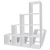 vidaXL Biblioth&egrave;que/&eacute;tag&egrave;re 142 cm Blanc